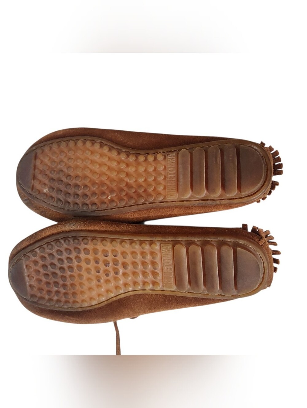 Minnetonka Women's Deerskin Softsole Moccasins Size 8 - Picture 5 of 10